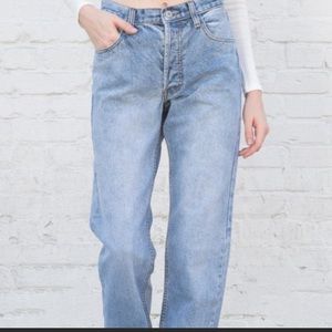 Brandy Melville low rise Addison jeans